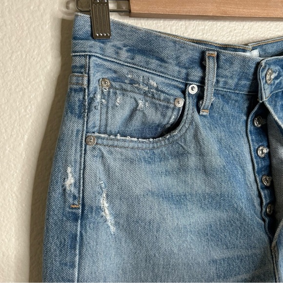 Agolde 90's Mid Rise Loose Fit jeans in Fall Out 25 - Picture 4 of 16